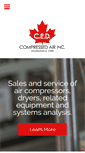 Mobile Screenshot of cedcompressedair.ca